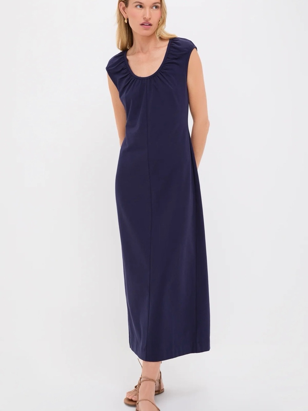Tuckernuck POMANDER PLACE Navy Paula Knit Dress NWT